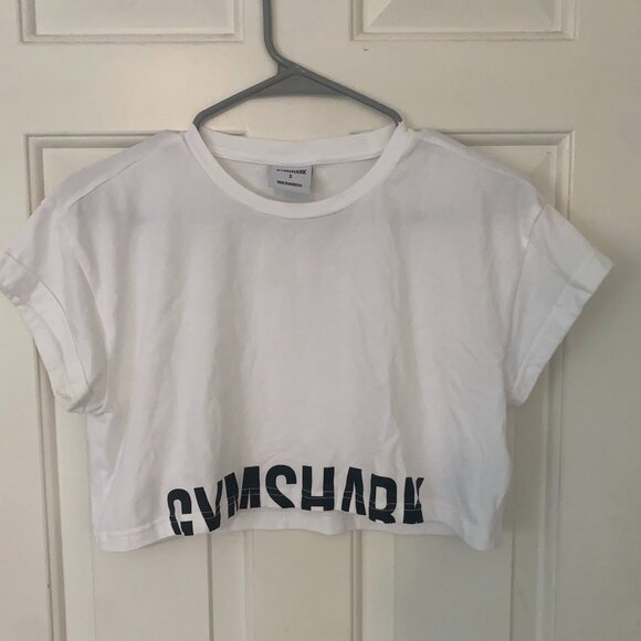 Gymshark Tops - Gymshark White Crop Top Size Small